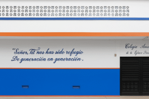Render del Colegio ubicado cerca al Condominio AWA