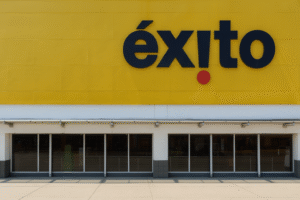 Render del supermercado Éxito ubicado cerca al Condominio AWA
