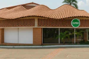 Render del supermercado Jumbo